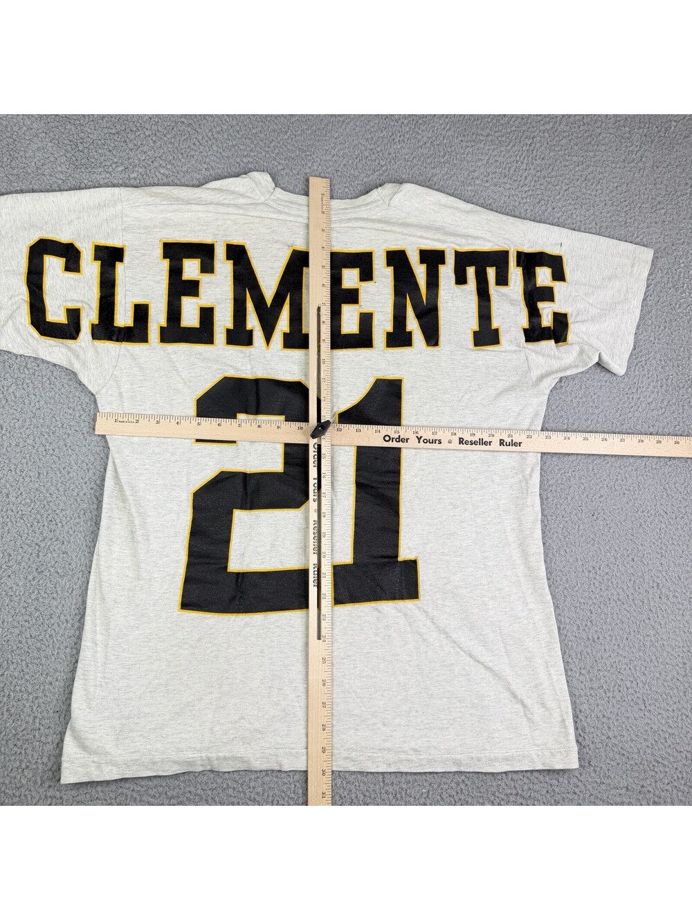Roberto Clemente Vintage T Shirt 1994 Pittsburgh Pirates Single Stitch Size XL - Picture 9 of 15